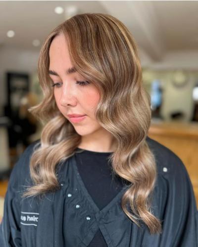 Subtle Warm Honey Balayage